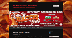Desktop Screenshot of ozarksbaconfest.com